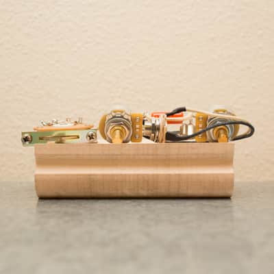 Polaris Prewired Standard Telecaster Wiring Harness - CTS Pots, .022 uF Orange Drop Cap, Oak Grigsby 3-way Switch, Switchcraft Jack image 3