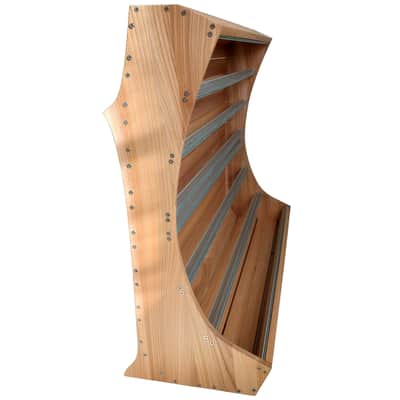 19U / 196hp Eurorack case MARIZILLA • Elm • Rails + Treaded strips • Unpowered image 6