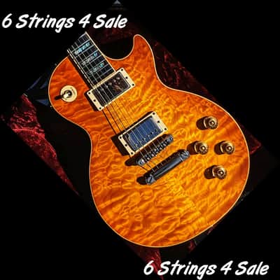 2002 Gibson Custom Shop Les Paul Elegant - AAAA - Amber Quilt Top - 7lbs - 12oz image 8