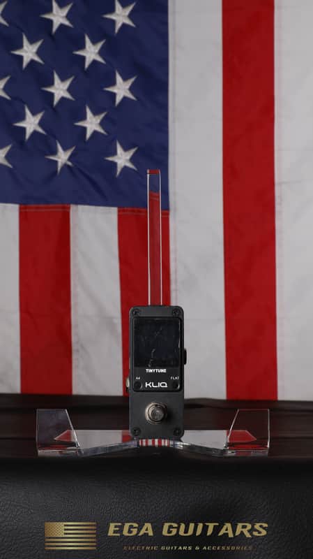 Kliq Tiny Tune Chromatic Tuner Pedal - Black image 1