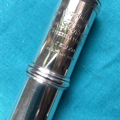 Wm S Haynes-Commercial Model Flute-Made 1943-Overhauled-Original Case and Extras image 5