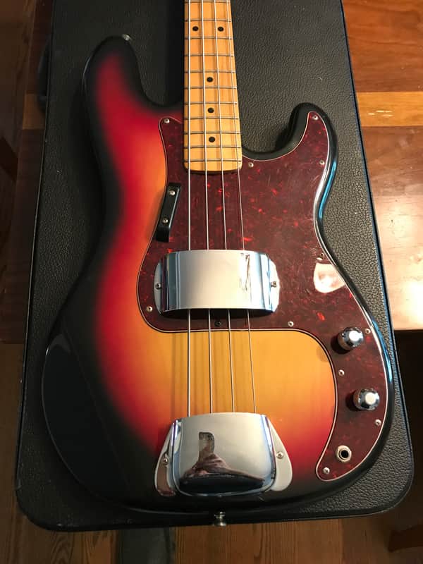 Ibanez Silver Series Precision Bass LAWSUIT 1977 "Sunburst" image 1