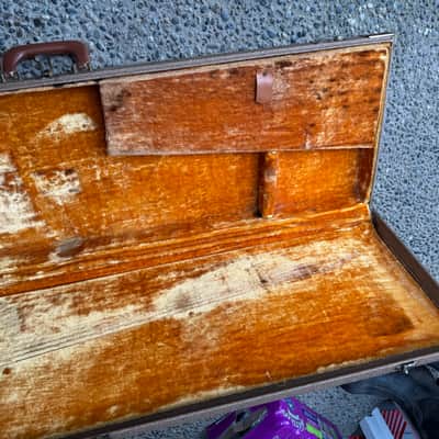 1959-1960 Fender Stratocaster Telecaster Case Only No Guitar - Brown Knucklebuster image 13