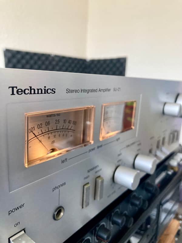 Vintage Technics SU-Z1 Stereo Amplifier - Silver | Reverb