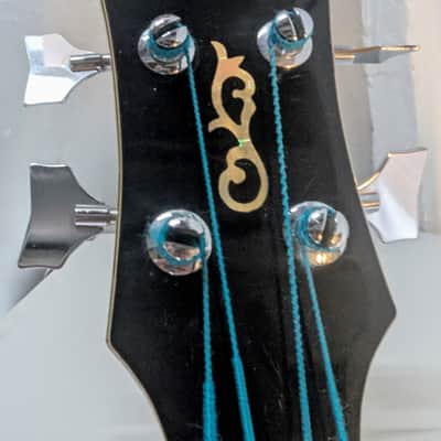 Kent Hollowbody 1960s Bass, Model 822, Sunburst image 4
