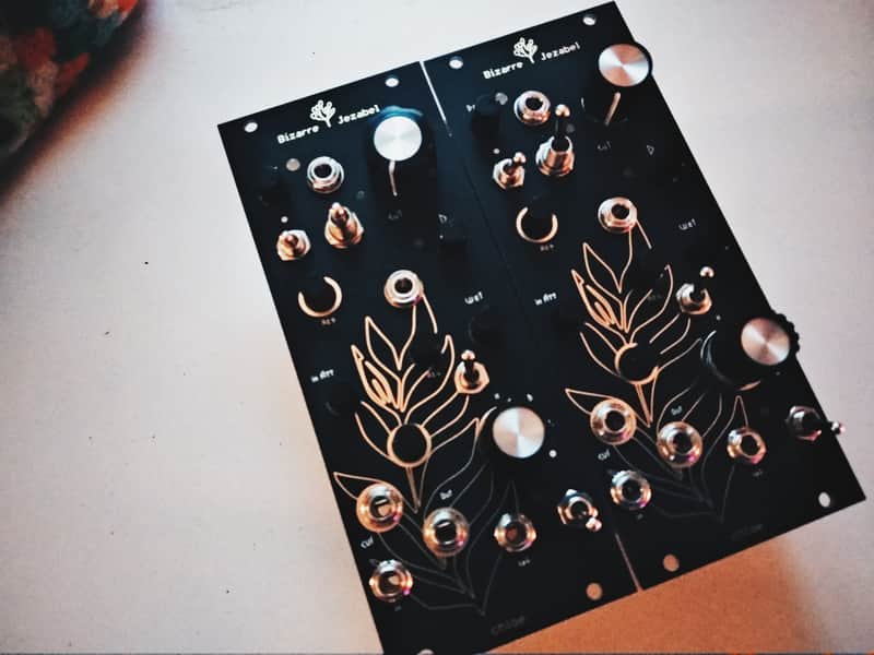 bizarre | jezabel Chloe black gold Vacuum Tube Distortion, Filter,Delay and LPG/VCA image 1