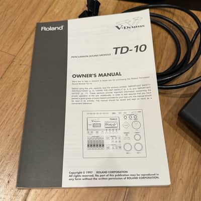 Roland TD-10 Percussion Sound Module (Rm4) image 3