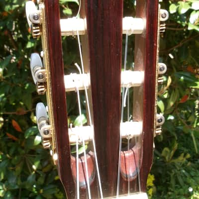 1981 K Yairi Classical Guitar Y505P Supervised by Saburo Nogami  - Natural+Deluxe Takabe Hard Case image 11