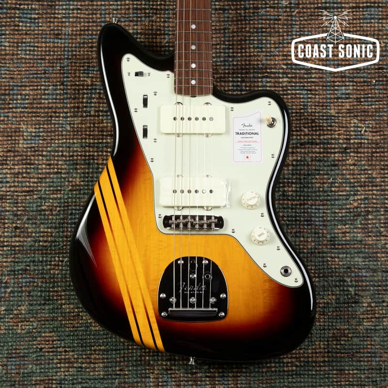 2025 Fender Traditional 60's Competition Jazzmaster Made in Japan Sunburst image 1