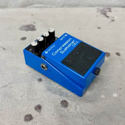 Used Boss CS-3 Compression Sustainer Guitar Pedal-Blue image 2