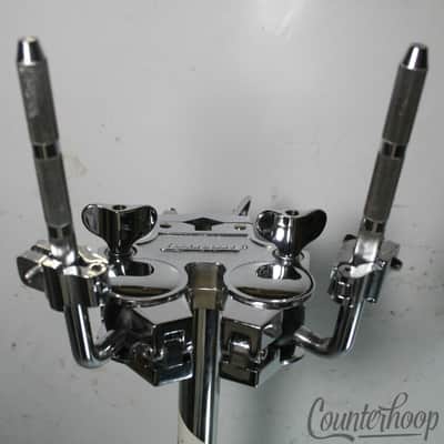 Ludwig Double Tom Drum Stand Black/White Rocker Sticker Tripod LM442TSR+Auxiliar image 6