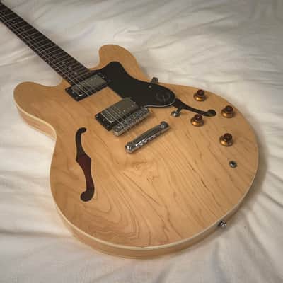 Vintage 1990 Epiphone Dot (Gibson 335) - Made in Korea (MIK) - Natural - Free Pro Setup image 4