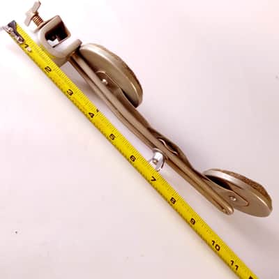 MIJ Nickel Bass Drum Muffler Clamp-On External Dual-Tone Control Japan Vintage60 image 4