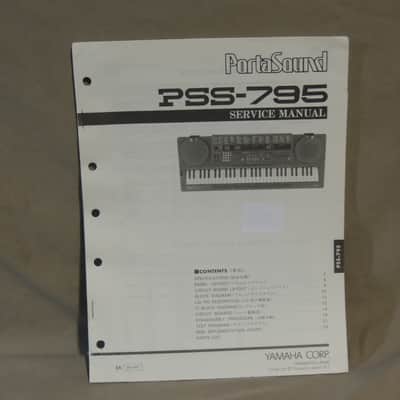 Yamaha PortaSound PSS-795 Service Manual. [Three Wave Music]