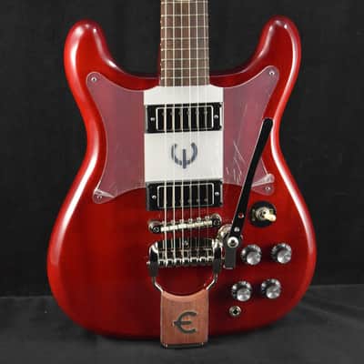 Epiphone Crestwood Custom (Tremotone) Cherry image 1