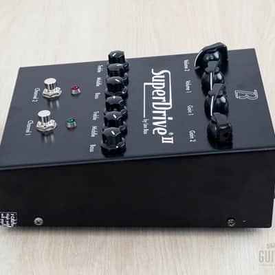 2010 Lex Bos SuperDrive II Tube-Driven Hand-Wired 2 Channel Overdrive Guitar Effects Pedal image 5