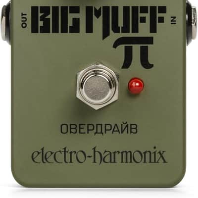 Electro Harmonix Green Russian Big Muff Distortion Sustain Guitar Effects Pedal image 1