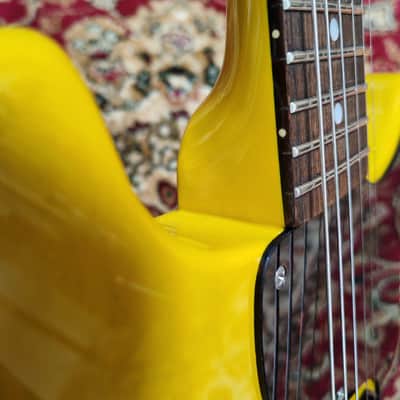 1990's Greco Les Paul Junior Jr Double Cut (EJR) TV Yellow, Made in Japan MIJ image 22