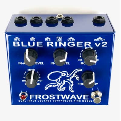 Frostwave Blue Ringer v2 ring modulator pedal, NOS image 2