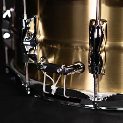 Yamaha 14" x 6.5" Recording Custom Brass Snare Drum image 4