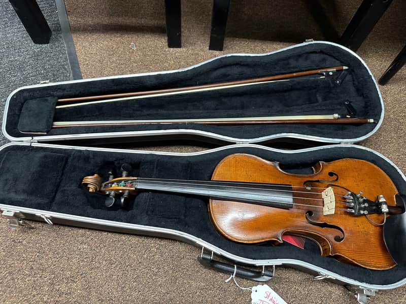 Used Ägidius Sebastian Klotz Fecit Mittenwald Vintage 4/4 full size Violin w/ hard case w/ Pickup image 1