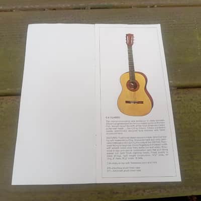 Vintage 1970 Gibson Classic Models (Classical Guitar) Pamphlet Catalog! Original Case Candy, Paperwork! image 2