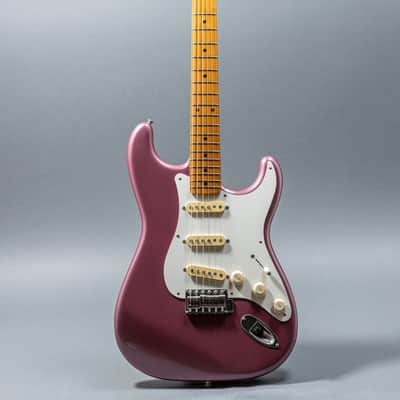 Fender 54 Style Stratocaster Refin with matching Amp 1989, Purple Refin image 5