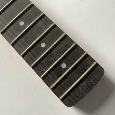 Maple Wood 4 String Jazz Bass Style Neck, Rosewood 20 Frets Fingerboard image 10