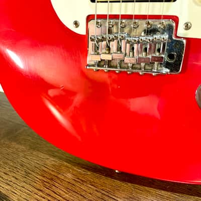 1992 Korean Squier Stratocaster Torino Red (MIK) image 4