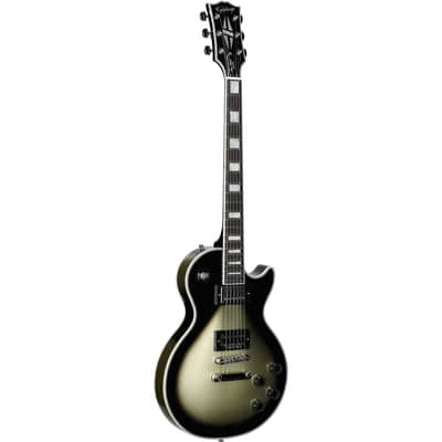 Epiphone Adam Jones 1979 Les Paul Custom Electric Guitar (with Case), Antique Silverburst, with Case image 2