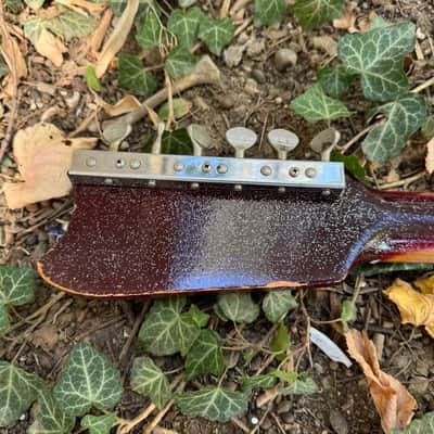 Silvertone Danelectro 1457 1964 Red Burst Made in USA Vintage image 16
