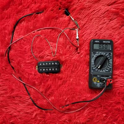 Gotoh (Goto) PAF Clone - Used By Tokai, Burny, Fresher, etc... 1970's - 1980's - Double Black Bobbins Double Screw Pole - Humbucker - Made in Japan MIJ image 8