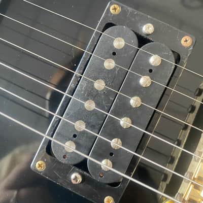 Custom Black Electric Guitar, Mahogany Body, Maple Neck, Rosewood Fingerboard image 16