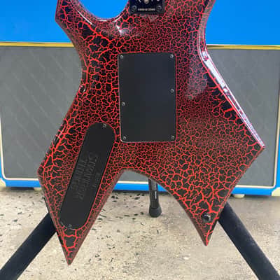 Pre Loved B.C Rich Ltd Ed Stranger Things "Eddie's Guitar" Warlock | Crackle image 15