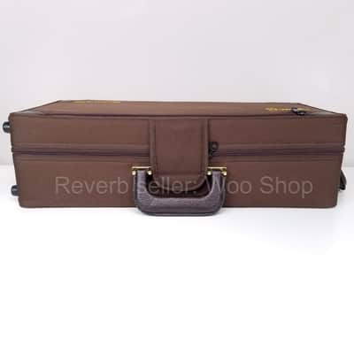 Vincent Bach Stradivarius Trumpet Brown Hard Case 1843 w/ Handles, Zipper Pouch image 10