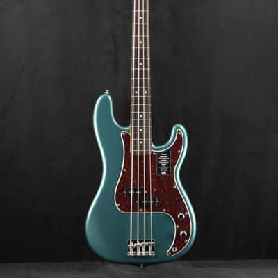 Fender American Professional Classic Precision Bass Faded Sherwood Green Metallic Rosewood Fingerboard image 2