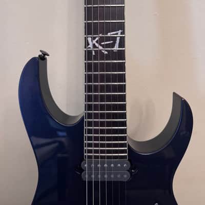 Ibanez K7-FB (J-Craft) Korn Signature 2001 - 2006 - Fire Spark Blue image 13