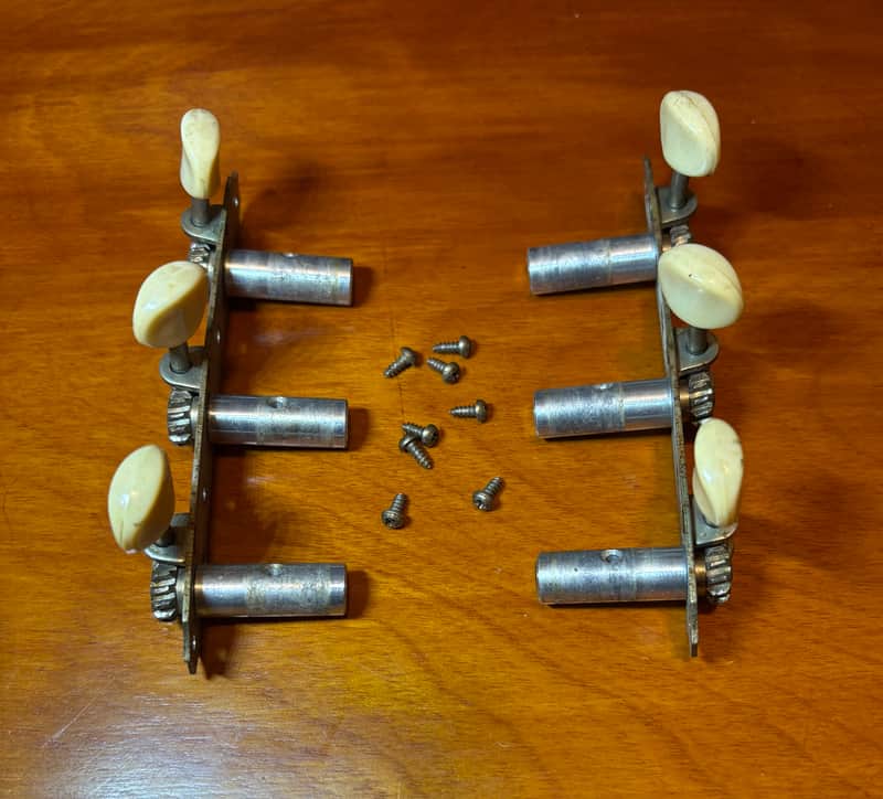 Gibson Classical tuning machine set 60’s - Nickel image 1