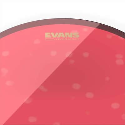 Evans 8" Hydraulic Red Drum Head, 8 Inch Tom Batter Drumhead - TT08HR image 4