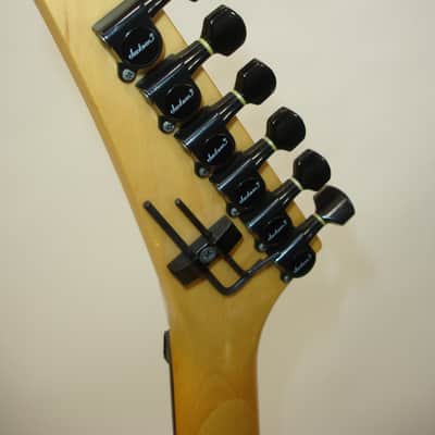 1990 Charvel Fusion Custom Electric Guitar, Rosewood Fingerboard, Gold Sparkle w/ Case image 10