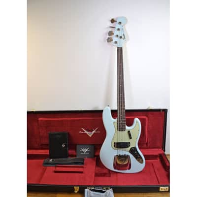 Fender Custom Shop 63 Jazz Bass Journeyman Aged Sonic Blue image 12