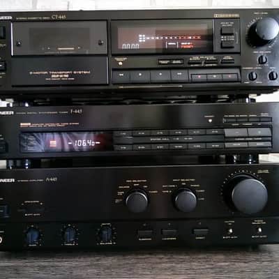 PIONEER A-445 CT-445 F-445 Rare Vintage Cassette Deck Set Japan Warranty 1989s image 8