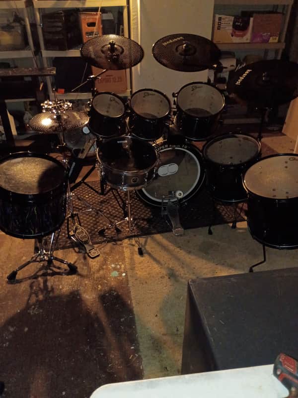 PDP PDCM2217SB Concept Maple Series 7x8/8x10/9x12/12x14/14x16/18x22/5.5x14" 7pc Shell Pack in Black image 1
