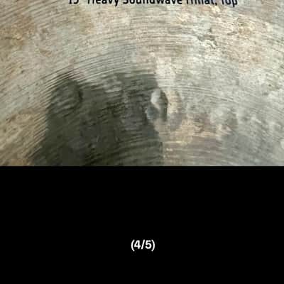 Meinl 15" Mb20 Heavy Soundwave Hi-Hat (Pair) 2010s - Brilliant image 4