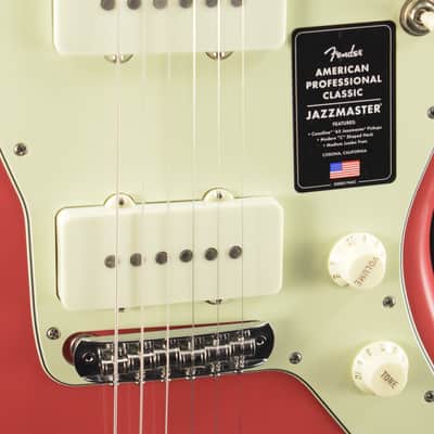 Mint Fender American Professional Classic Jazzmaster Faded Dakota Red Rosewood Fingerboard image 3