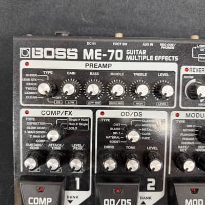 Used BOSS ME-70 Guitar Multiple Effects Pedal with AC Adapter image 3