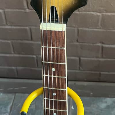 Teisco Gold Foil Electric Guitar & Case Barclay Sakai  1960’s - Sunburst image 4