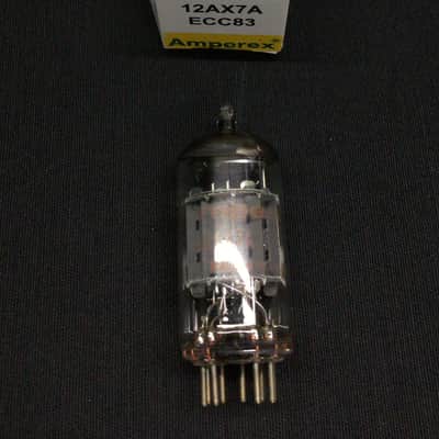 AMPEREX Holland ECC83 12AX7 Vintage Audio Vacuum Tube TESTED STRONG 9.9518 image 1