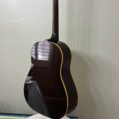 Vintage 1955 Gibson J-45 w scalloped bracing and vintage Gibson case image 10