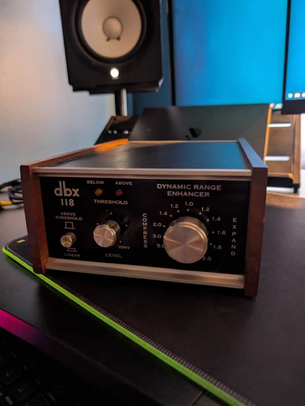 dbx 118 Dynamic Range Enhancer 1970s - Black image 1
